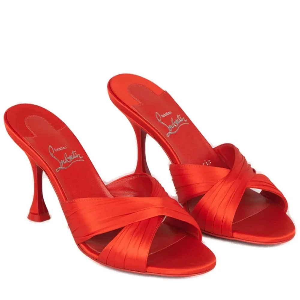 Christian Louboutin Nicol Back Open Toe Mules - Picture 1 of 11